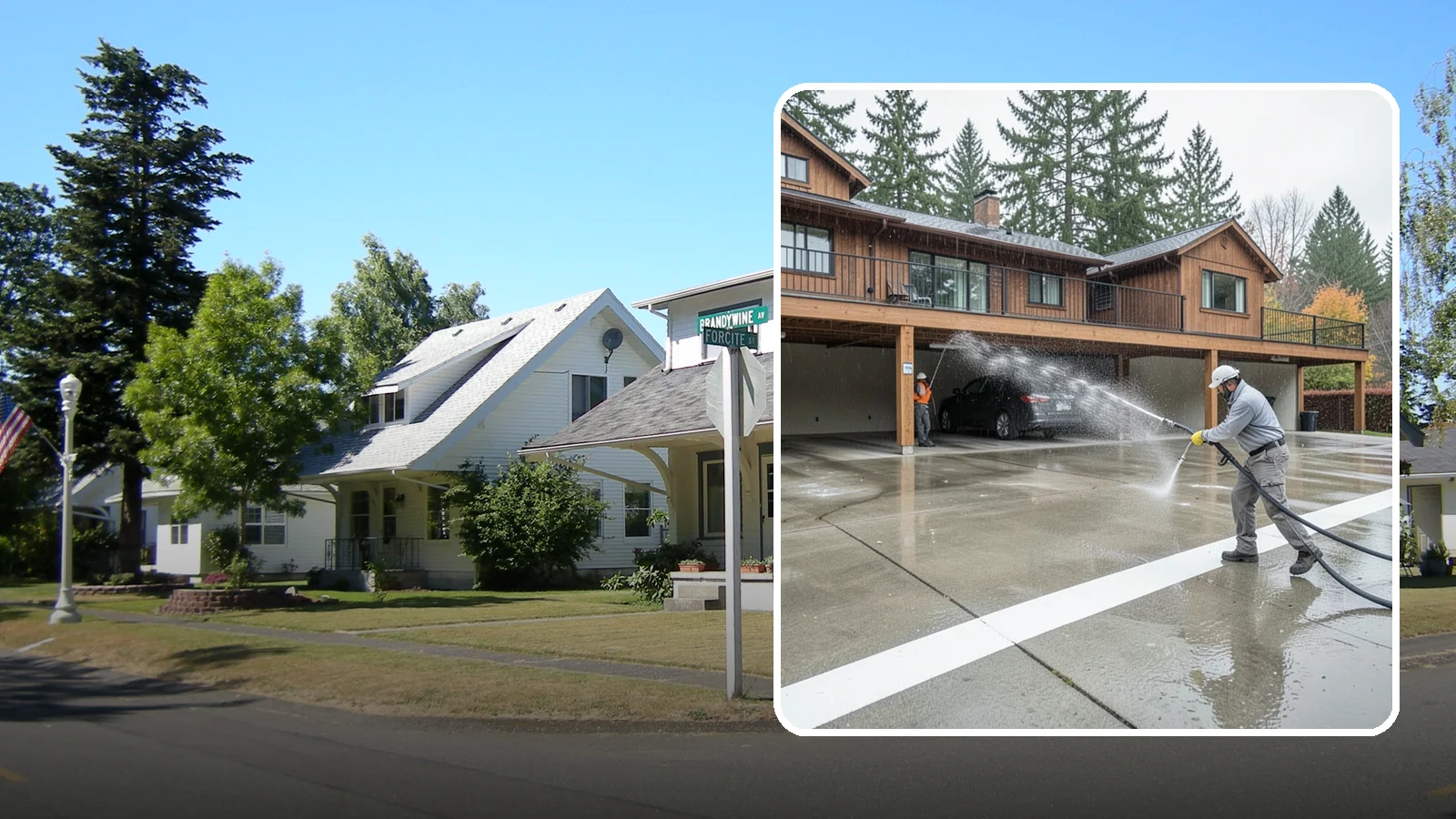 Parking Garage Cleaning in DuPont, Pierce County, WA - We wash parking garage decks and stairwells in Washington to clear oil, salt, and grime from every level.