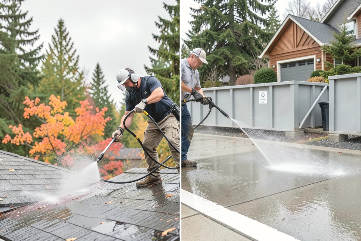 Parking Garage Cleaning in Duvall, King County, WA - Close and stage one level at a time