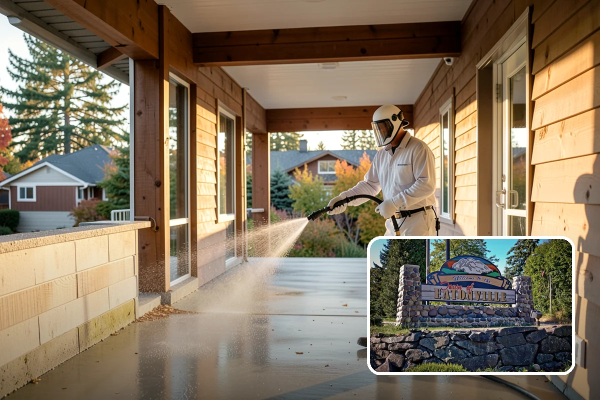 Parking Garage Cleaning in Eatonville, Pierce County, WA - Removes corrosive salt and oil from decks