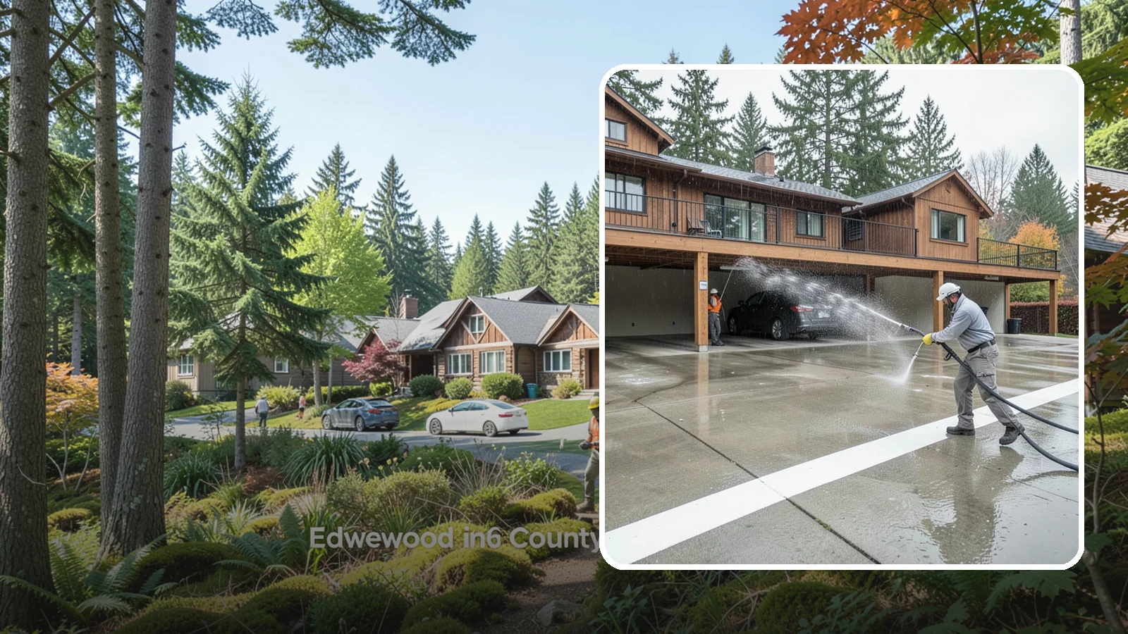Parking Garage Cleaning in Edgewood, Pierce County, WA - We wash parking garage decks and stairwells in Washington to clear oil, salt, and grime from every level.