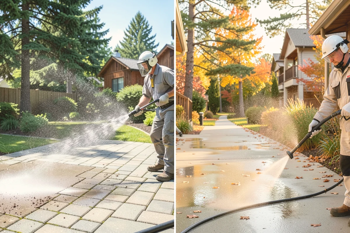 Parking Garage Cleaning in Edmonds, Snohomish County, WA - Close and stage one level at a time