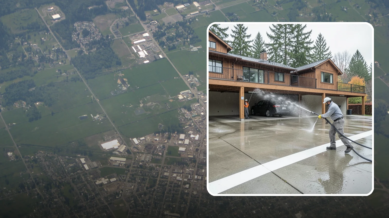 Parking Garage Cleaning in Enumclaw, King County, WA - We wash parking garage decks and stairwells in Washington to clear oil, salt, and grime from every level.