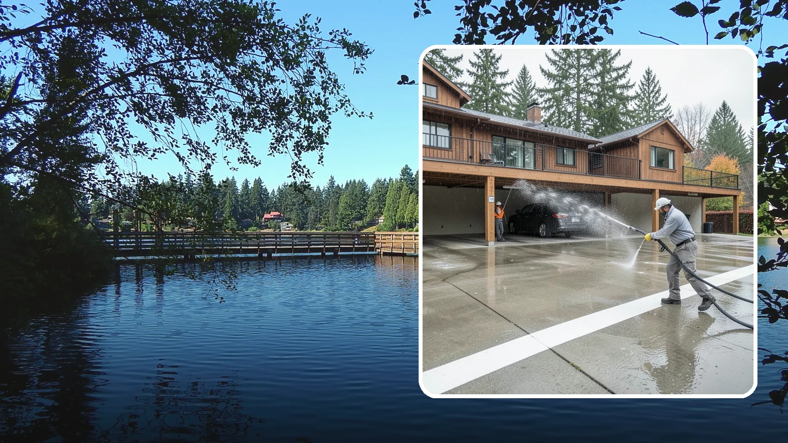 Parking Garage Cleaning in Federal Way, King County, WA - We wash parking garage decks and stairwells in Washington to clear oil, salt, and grime from every level.