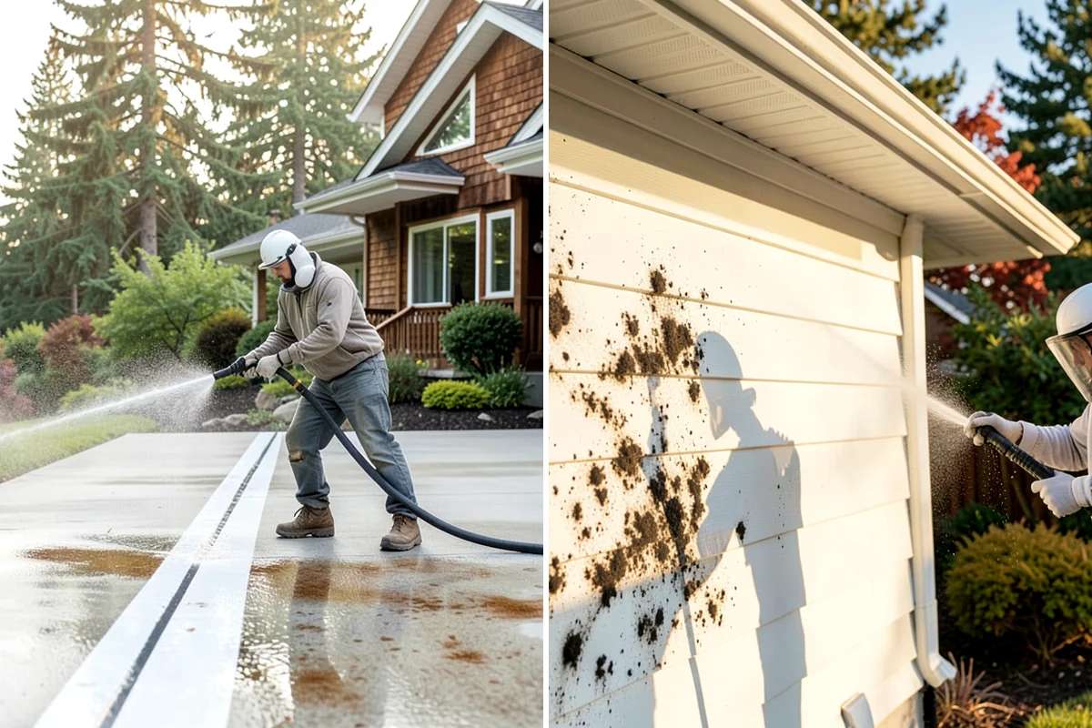 Parking Garage Cleaning in Federal Way, King County, WA - Close and stage one level at a time