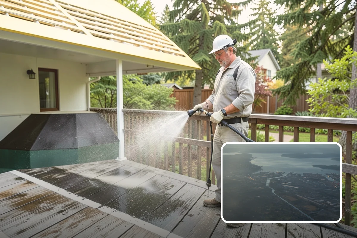 Parking Garage Cleaning in Fife, Pierce County, WA - Removes corrosive salt and oil from decks