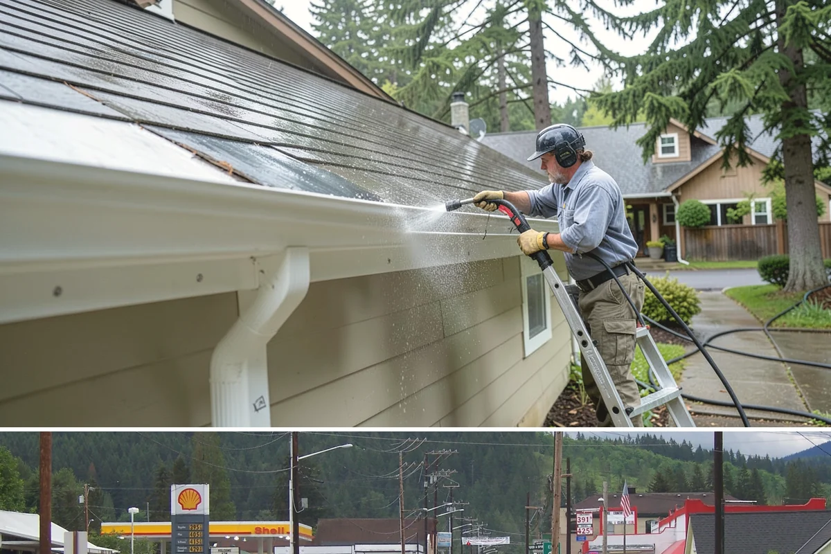 Parking Garage Cleaning in Granite Falls, Snohomish County, WA - Garages benefit most from a thorough wash in early spring to flush out winter road salt and accumulated grime.