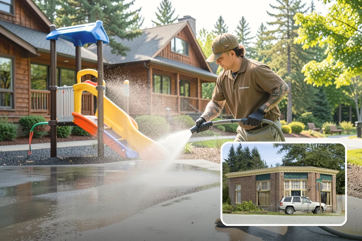 Parking Garage Cleaning in Hamilton, Skagit County, WA - Removes corrosive salt and oil from decks