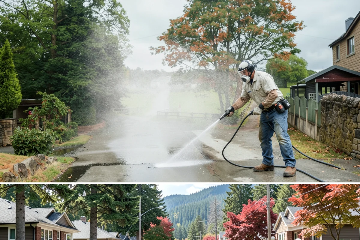 Parking Garage Cleaning in Hunts Point, King County, WA - Garages benefit most from a thorough wash in early spring to flush out winter road salt and accumulated grime.