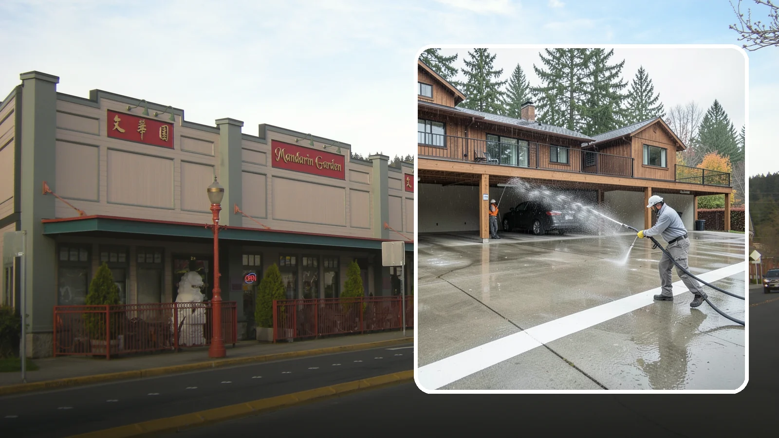 Parking Garage Cleaning in Issaquah, King County, WA - We wash parking garage decks and stairwells in Washington to clear oil, salt, and grime from every level.