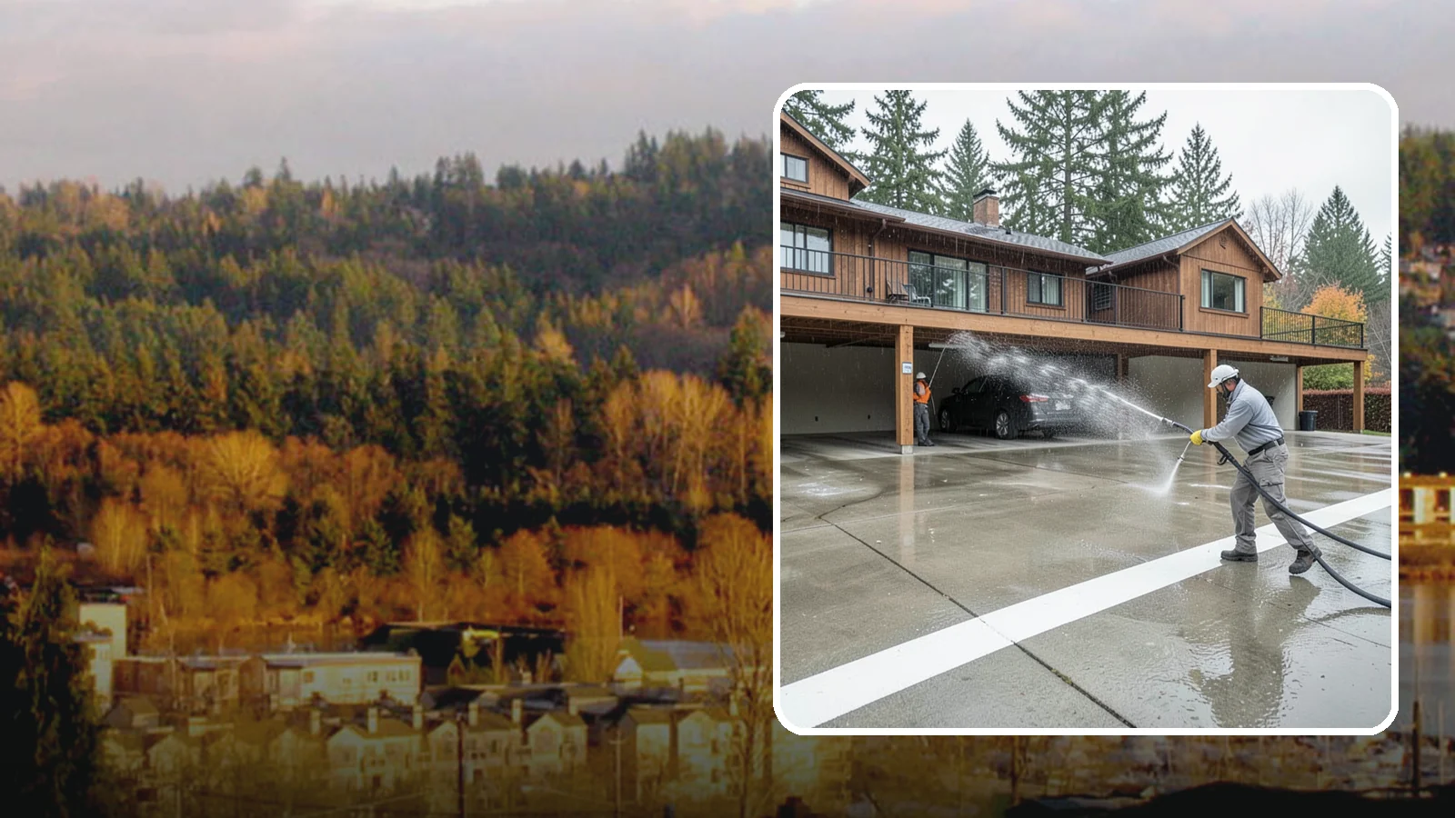Parking Garage Cleaning in Kenmore, King County, WA - We wash parking garage decks and stairwells in Washington to clear oil, salt, and grime from every level.