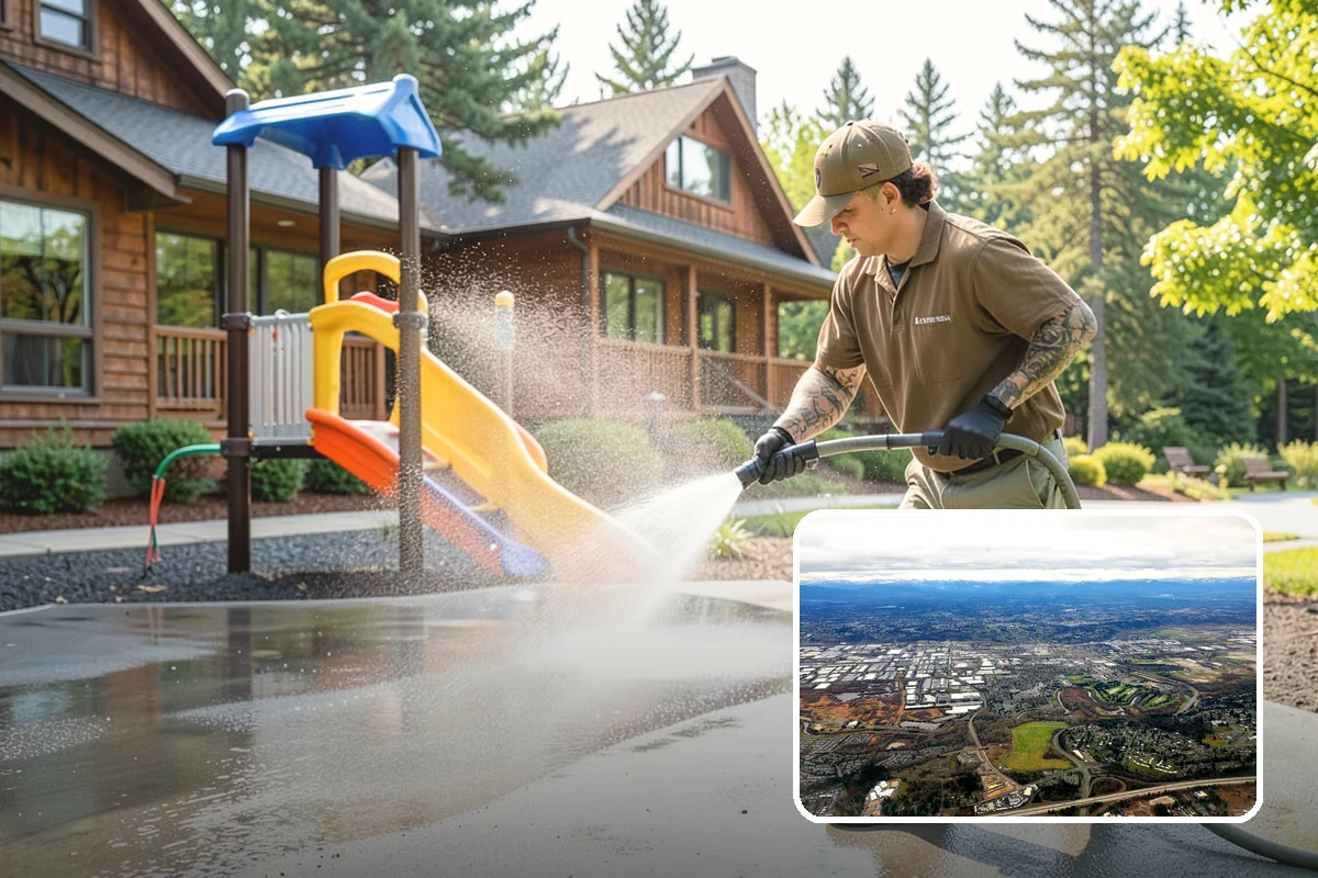 Parking Garage Cleaning in Kent, King County, WA - Removes corrosive salt and oil from decks