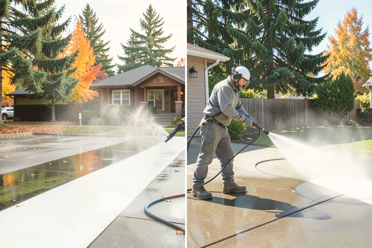 Parking Garage Cleaning in Kirkland, King County, WA - Close and stage one level at a time