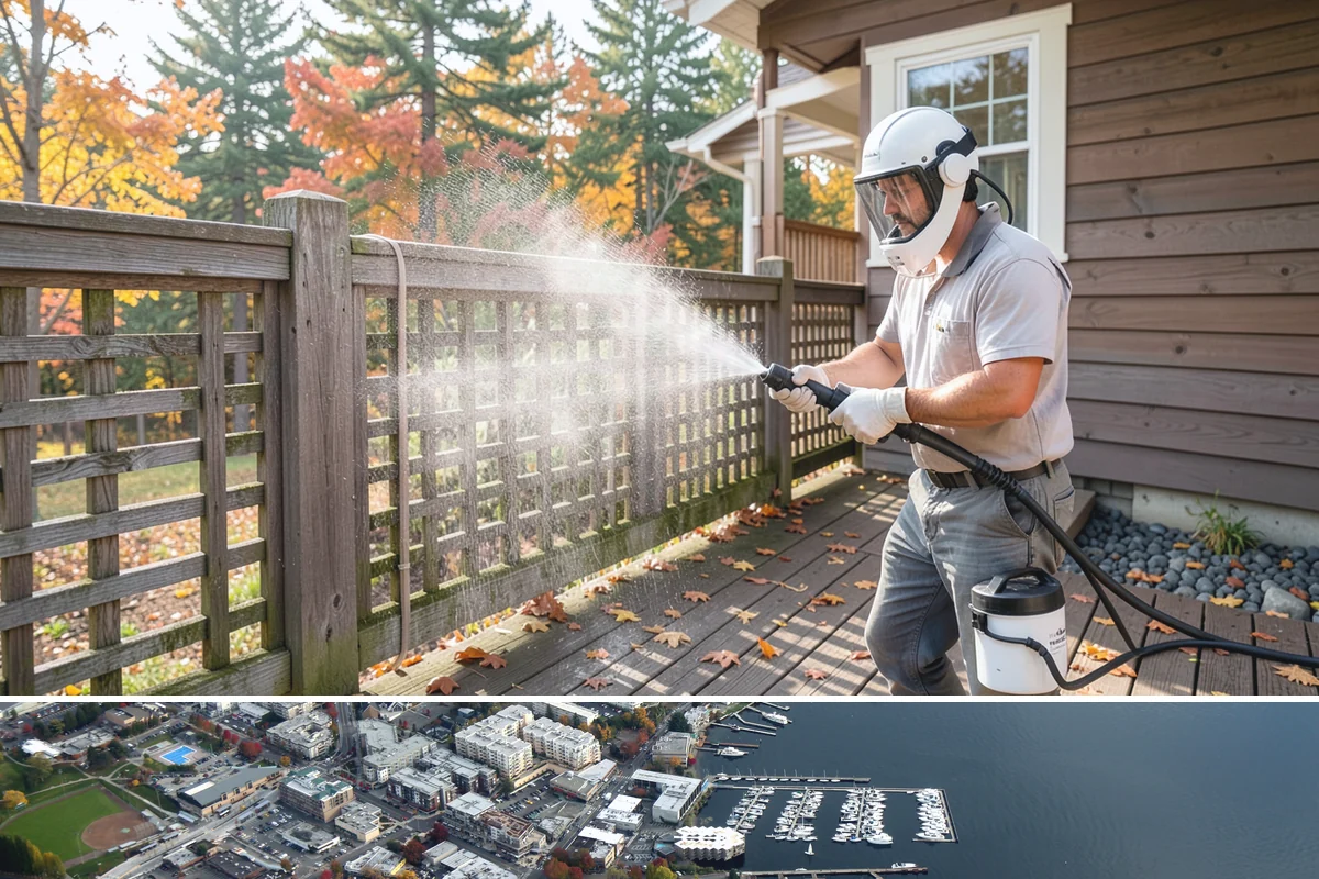 Parking Garage Cleaning in Kirkland, King County, WA - Garages benefit most from a thorough wash in early spring to flush out winter road salt and accumulated grime.