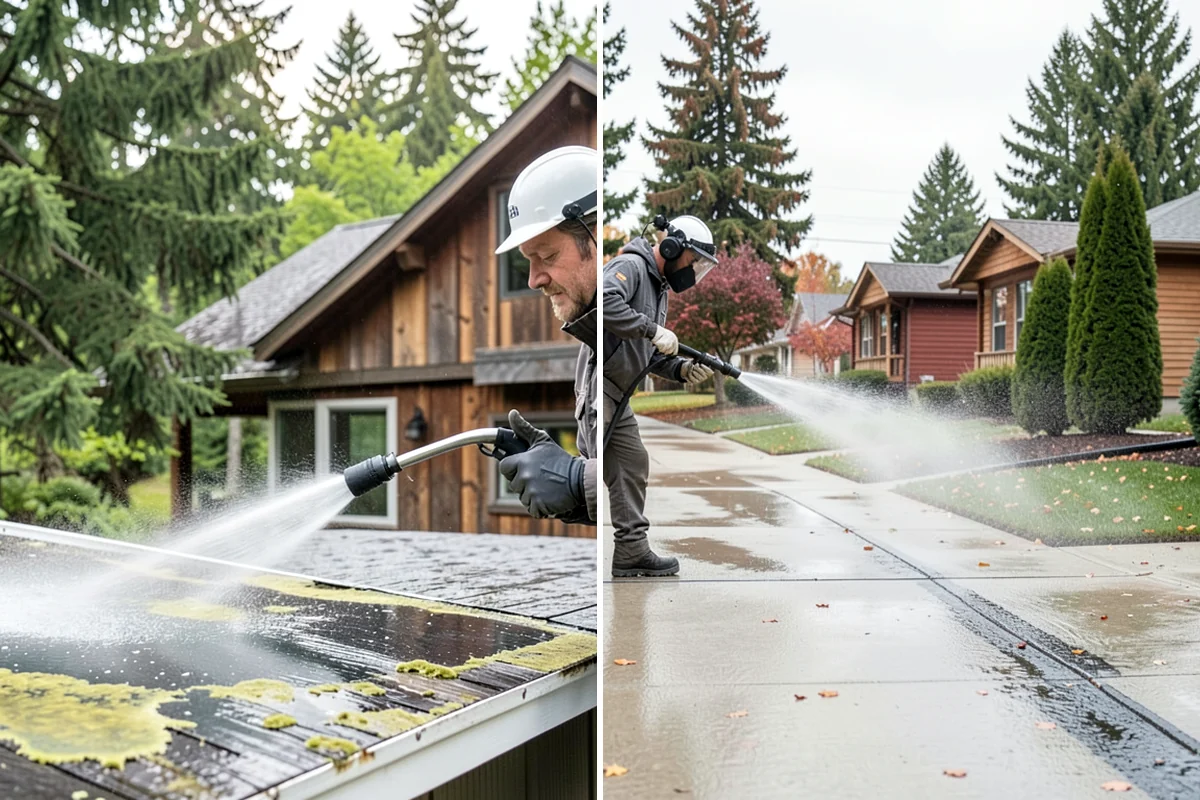 Parking Garage Cleaning in Lake Forest Park, King County, WA - Close and stage one level at a time