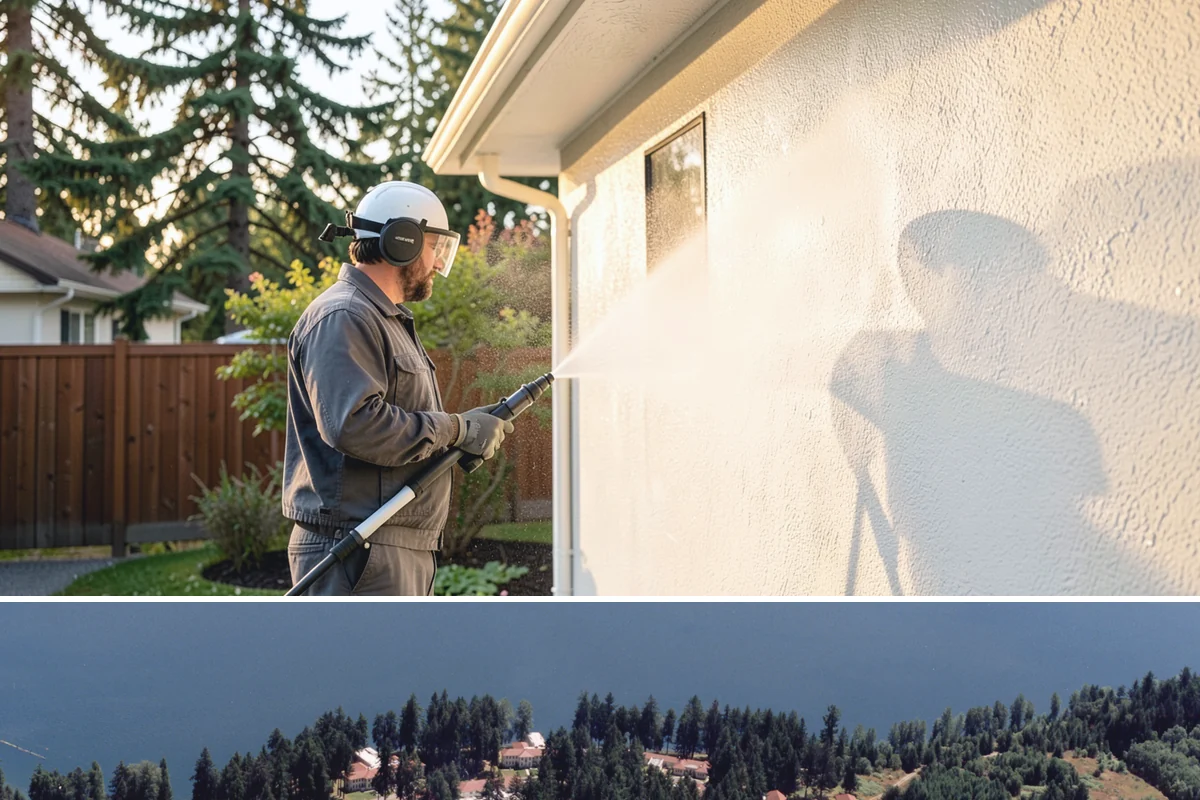 Parking Garage Cleaning in Lakewood, Pierce County, WA - Garages benefit most from a thorough wash in early spring to flush out winter road salt and accumulated grime.