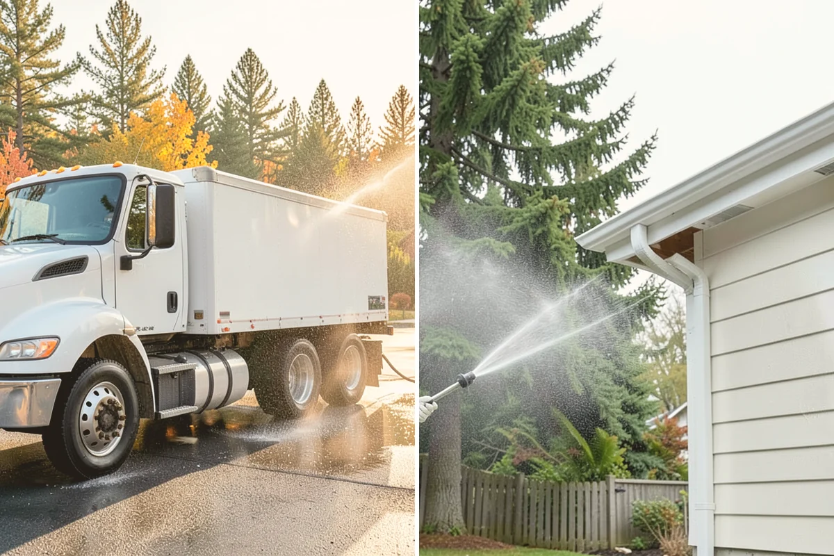 Parking Garage Cleaning in Langley, Island County, WA - Close and stage one level at a time