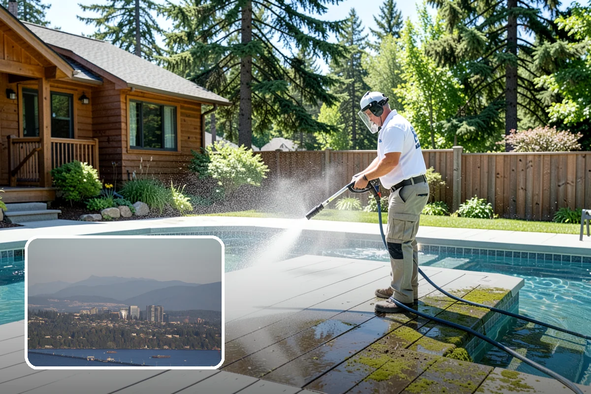 Parking Garage Cleaning in Medina, King County, WA - Removes corrosive salt and oil from decks
