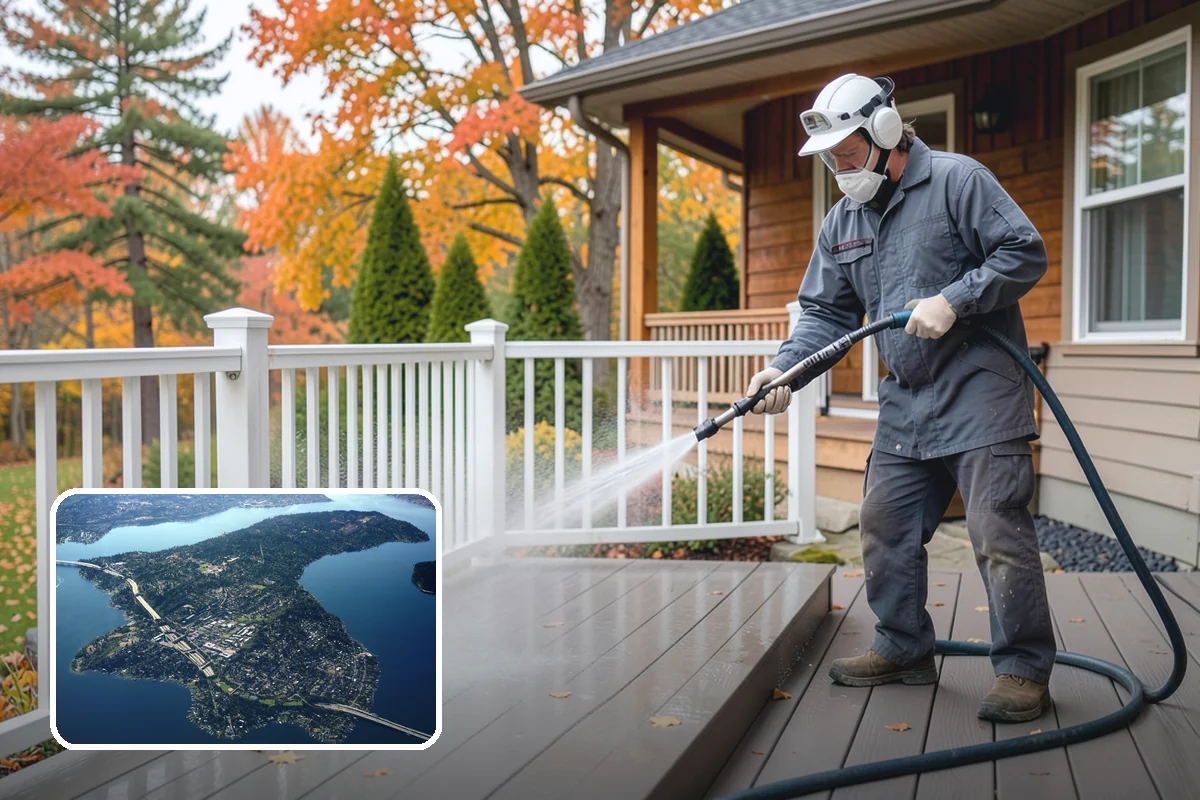 Parking Garage Cleaning in Mercer Island, King County, WA - Removes corrosive salt and oil from decks