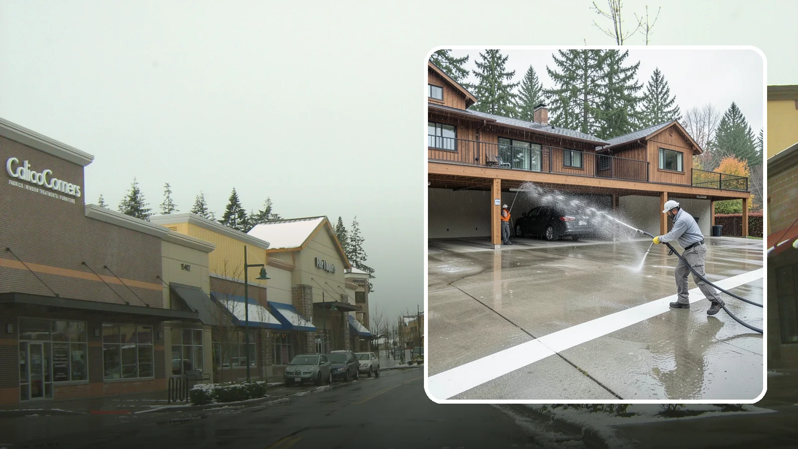 Parking Garage Cleaning in Mill Creek, Snohomish County, WA - We wash parking garage decks and stairwells in Washington to clear oil, salt, and grime from every level.