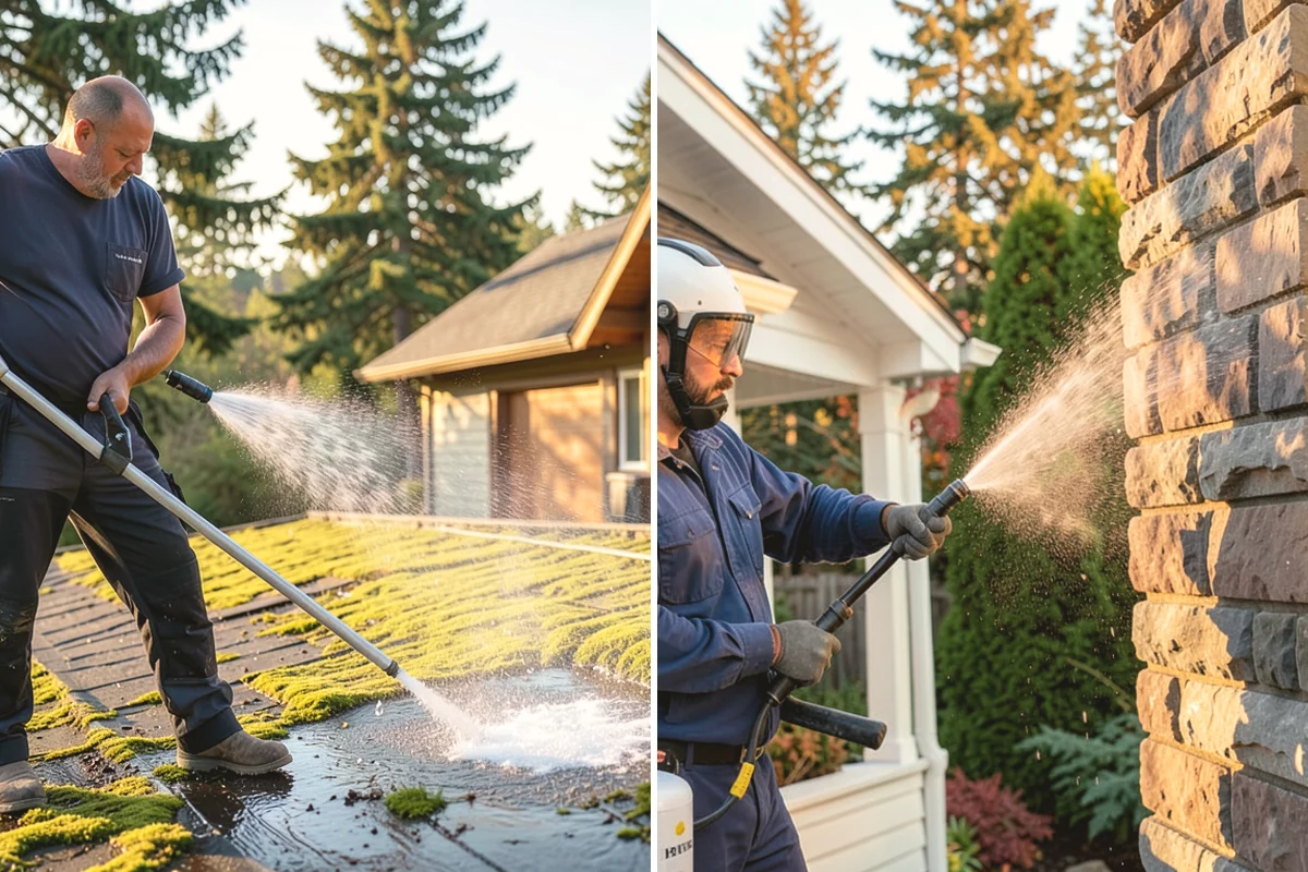 Parking Garage Cleaning in Mill Creek, Snohomish County, WA - Close and stage one level at a time
