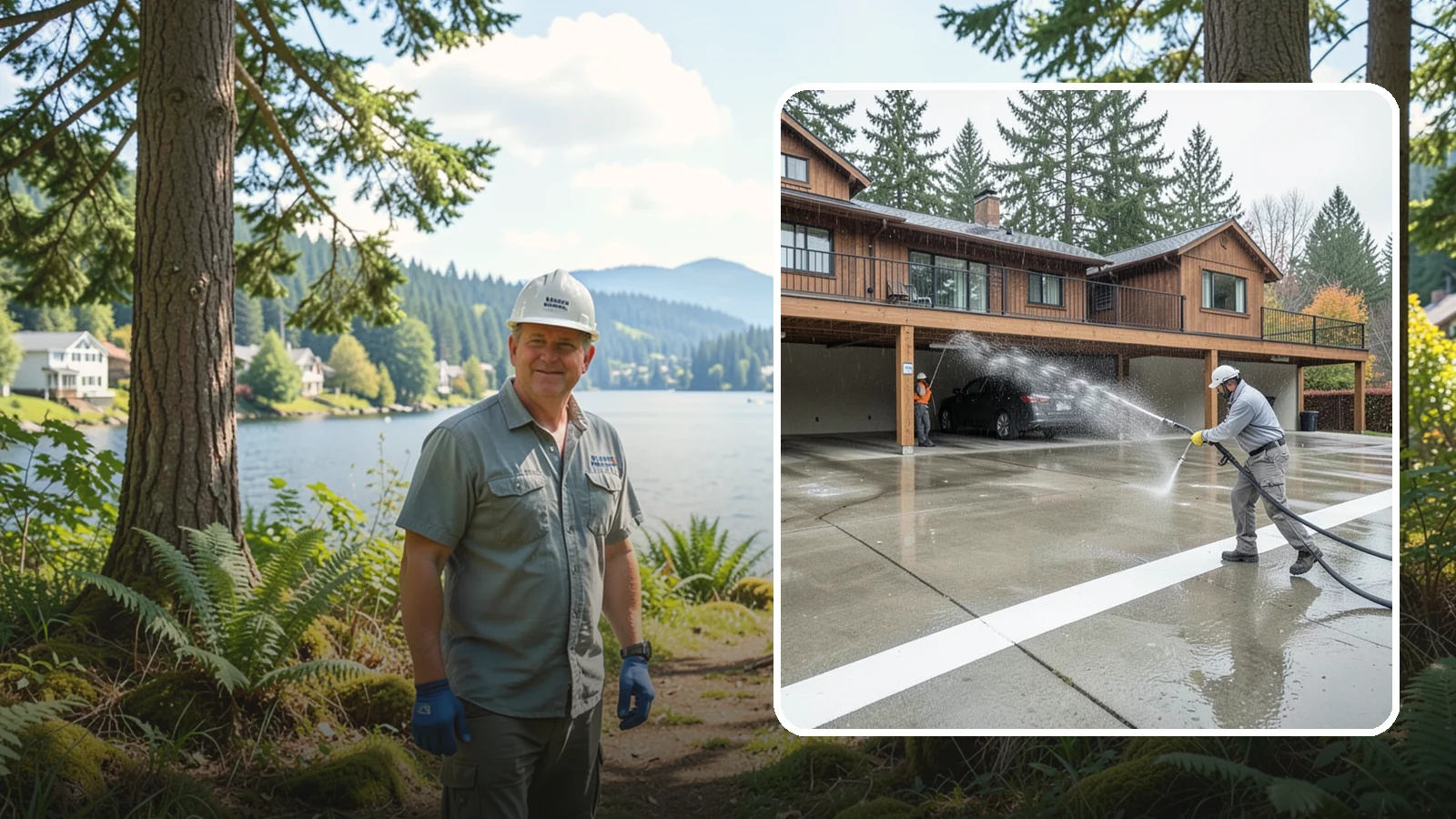 Parking Garage Cleaning in Milton, King County, WA - We wash parking garage decks and stairwells in Washington to clear oil, salt, and grime from every level.