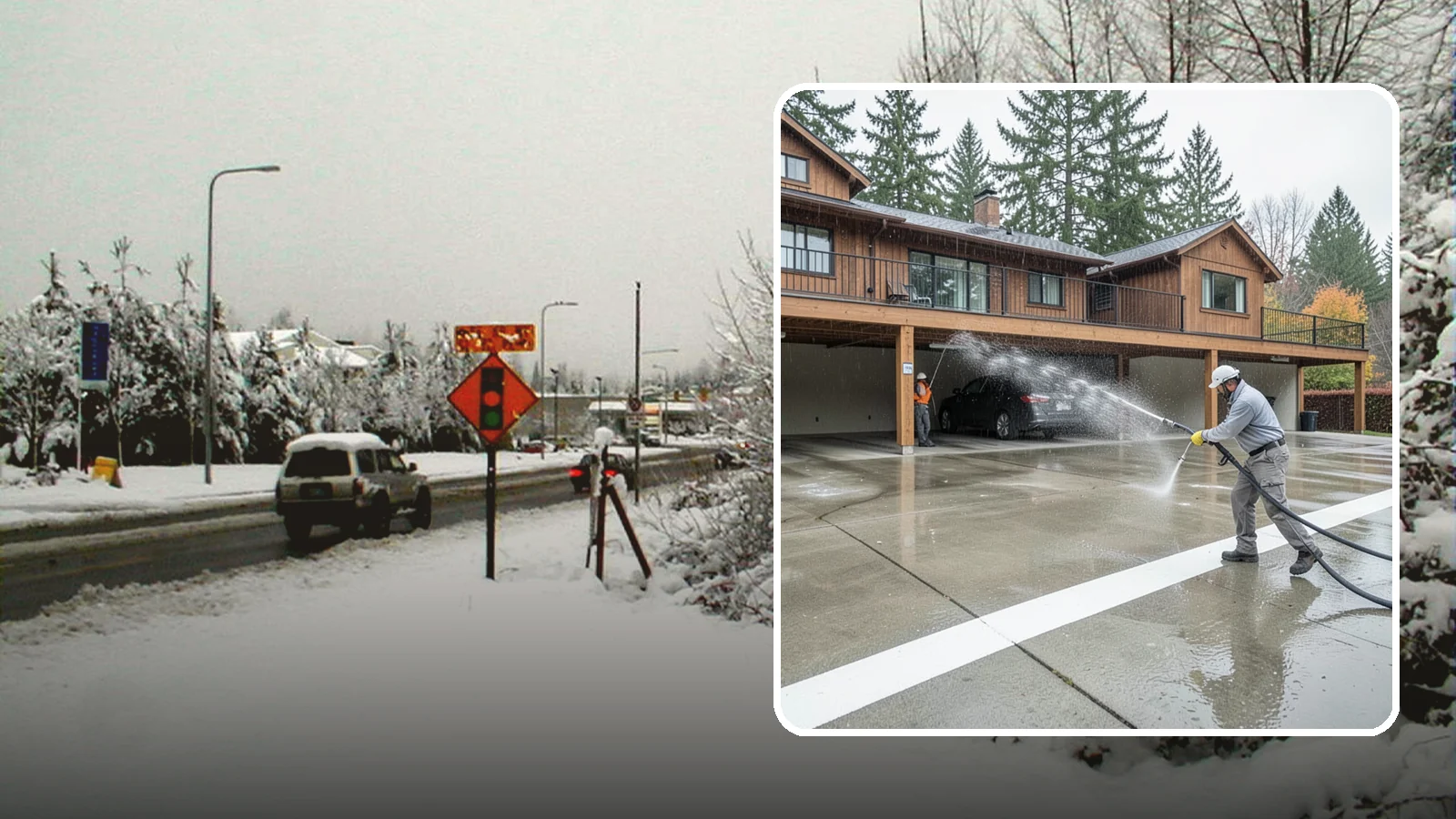 Parking Garage Cleaning in Newcastle, King County, WA - We wash parking garage decks and stairwells in Washington to clear oil, salt, and grime from every level.