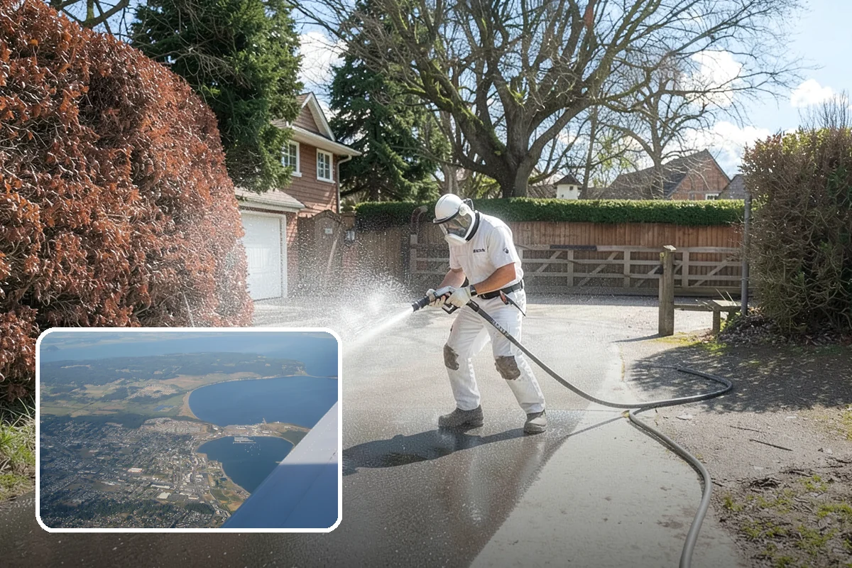 Parking Garage Cleaning in Oak Harbor, Island County, WA - Removes corrosive salt and oil from decks