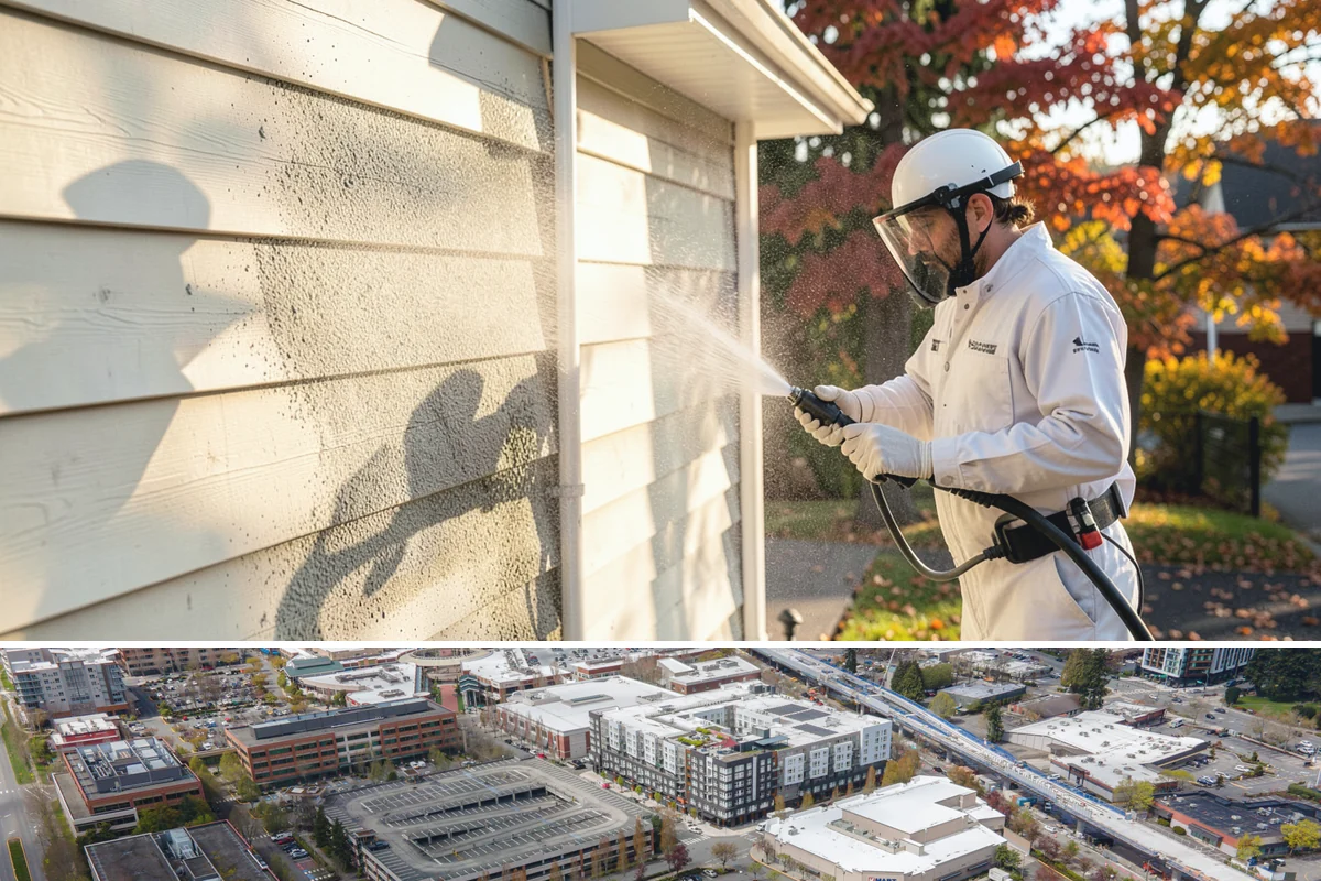 Parking Garage Cleaning in Redmond, King County, WA - Garages benefit most from a thorough wash in early spring to flush out winter road salt and accumulated grime.