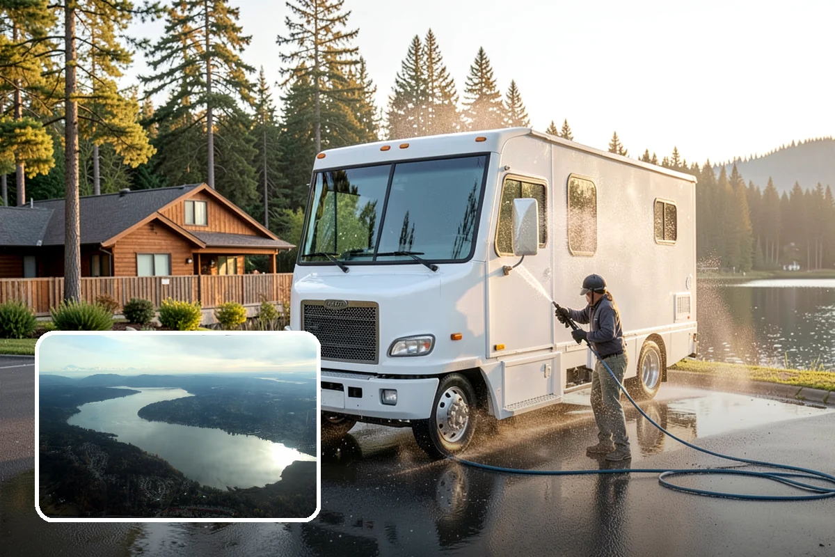 Parking Garage Cleaning in Sammamish, King County, WA - Removes corrosive salt and oil from decks