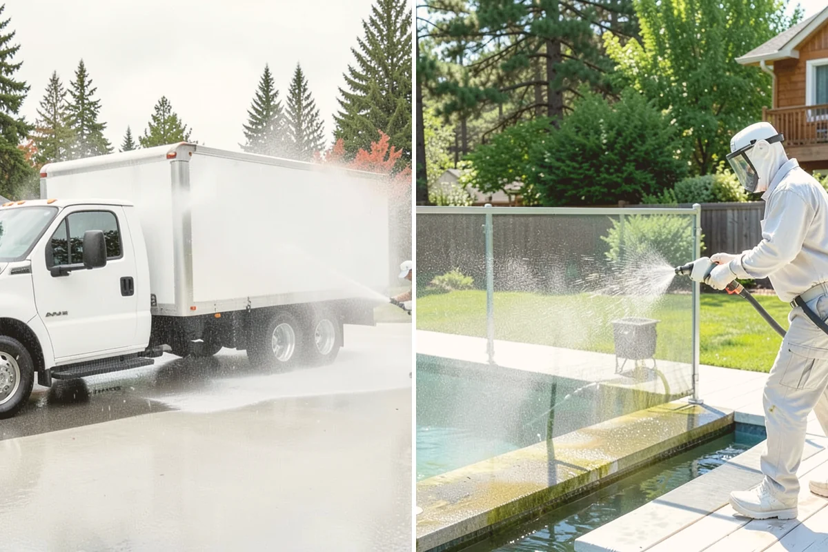 Parking Garage Cleaning in Sammamish, King County, WA - Close and stage one level at a time