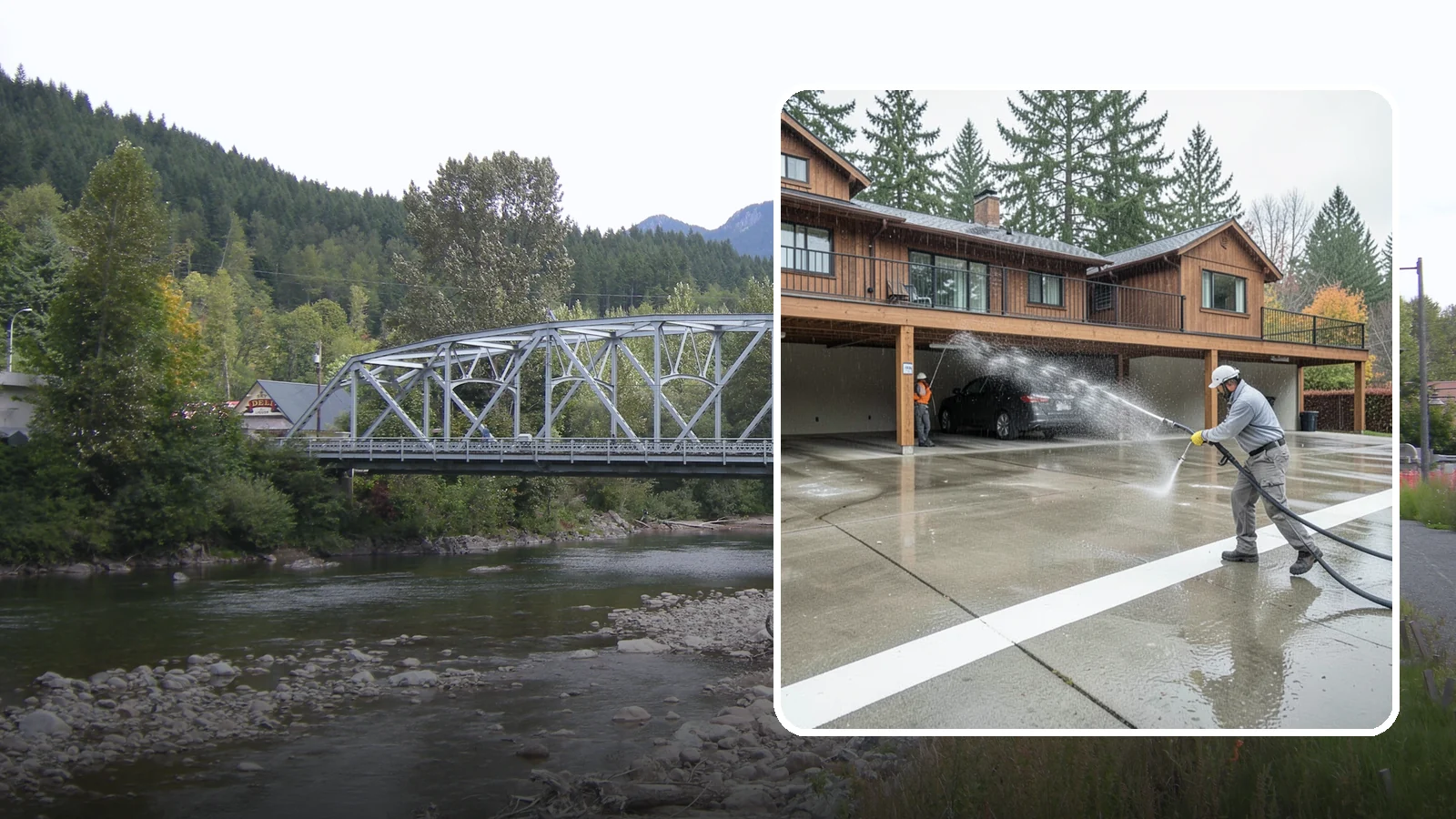 Parking Garage Cleaning in Skykomish, King County, WA - We wash parking garage decks and stairwells in Washington to clear oil, salt, and grime from every level.