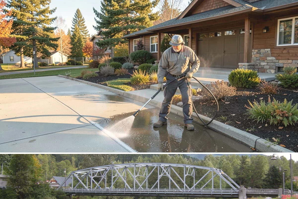 Parking Garage Cleaning in Skykomish, King County, WA - Garages benefit most from a thorough wash in early spring to flush out winter road salt and accumulated grime.