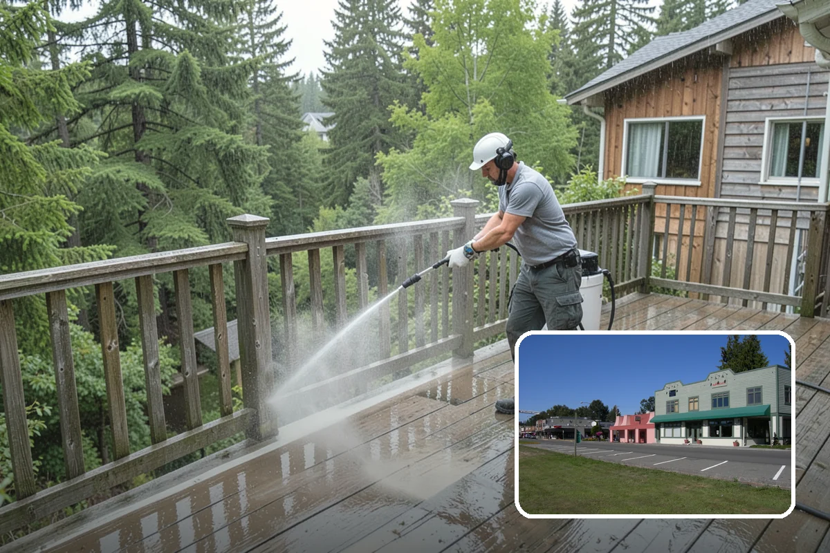 Parking Garage Cleaning in Snoqualmie, King County, WA - Removes corrosive salt and oil from decks