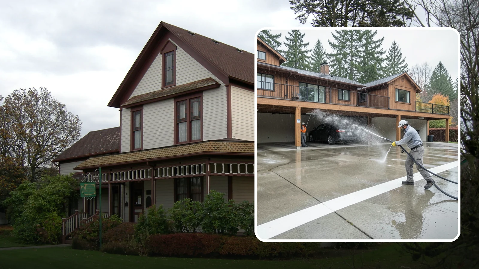 Parking Garage Cleaning in Sumner, Pierce County, WA - We wash parking garage decks and stairwells in Washington to clear oil, salt, and grime from every level.