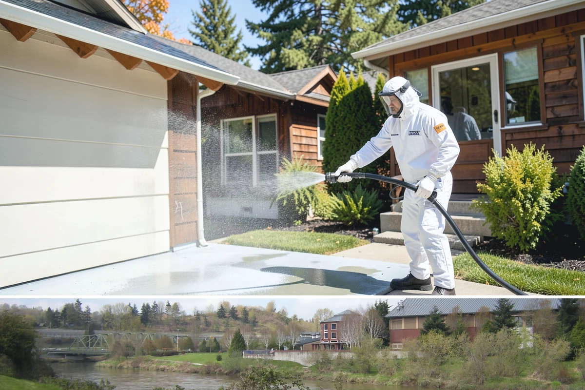Parking Garage Cleaning in Tukwila, King County, WA - Garages benefit most from a thorough wash in early spring to flush out winter road salt and accumulated grime.