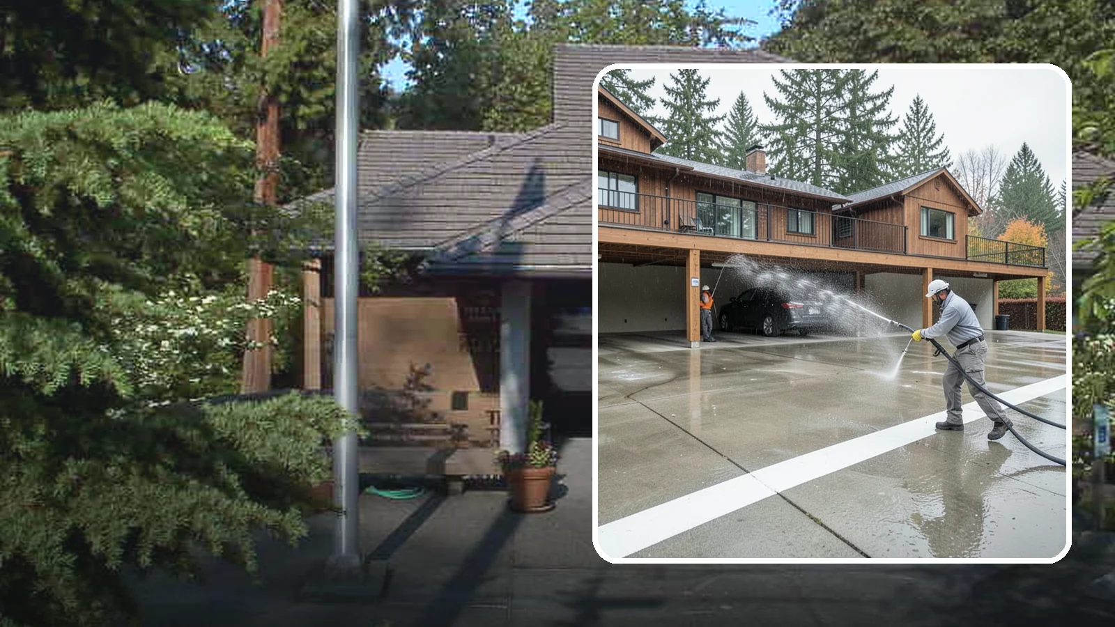 Parking Garage Cleaning in Yarrow Point, King County, WA - We wash parking garage decks and stairwells in Washington to clear oil, salt, and grime from every level.