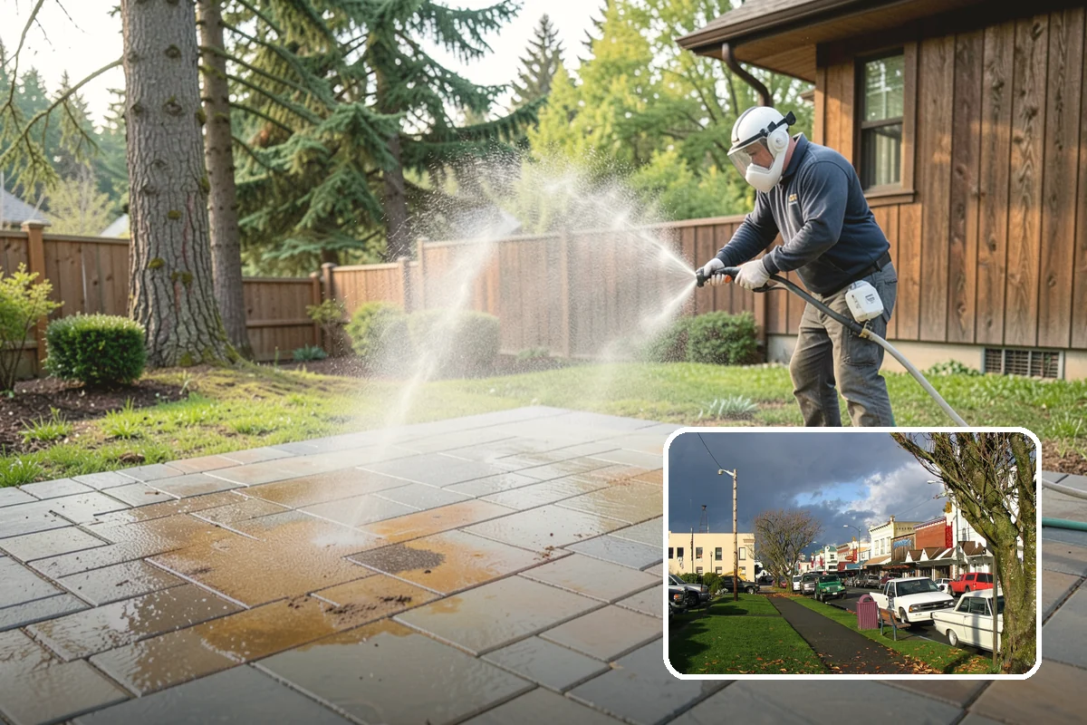 Parking Lot Cleaning in Arlington, Snohomish County, WA - Restores a bright, professional first impression