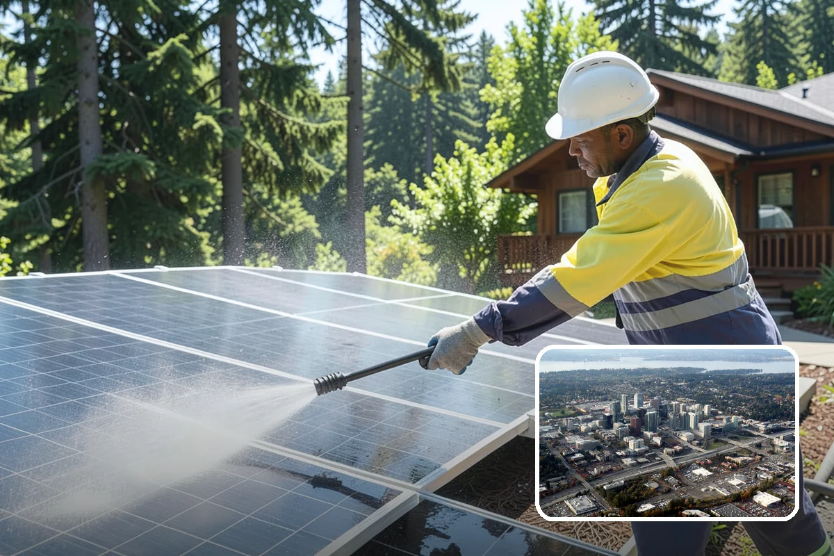 Parking Lot Cleaning in Bellevue, King County, WA - Restores a bright, professional first impression