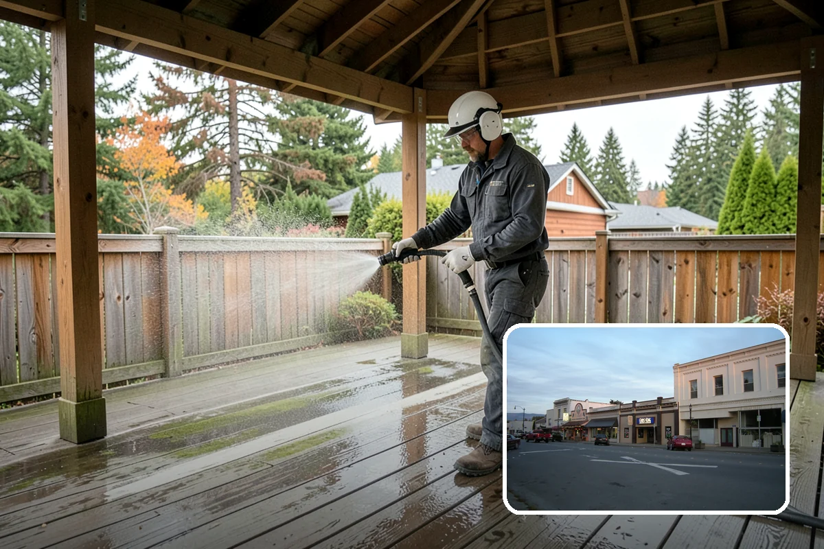 Parking Lot Cleaning in Burlington, Skagit County, WA - Restores a bright, professional first impression