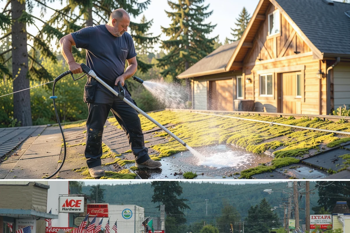 Parking Lot Cleaning in Carnation, King County, WA - Full lot cleaning is ideal in late spring or summer when pavement dries fast, with high-traffic zones spot-cleaned as needed.