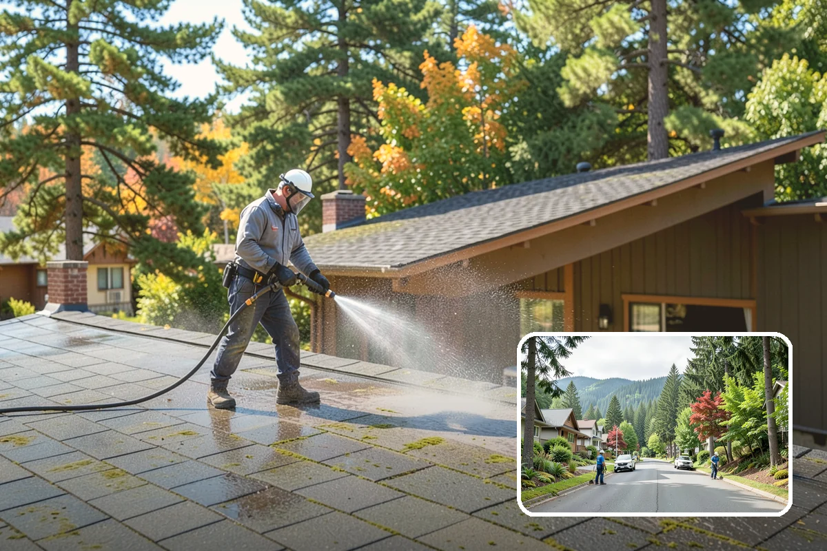 Parking Lot Cleaning in Darrington, Snohomish County, WA - Restores a bright, professional first impression