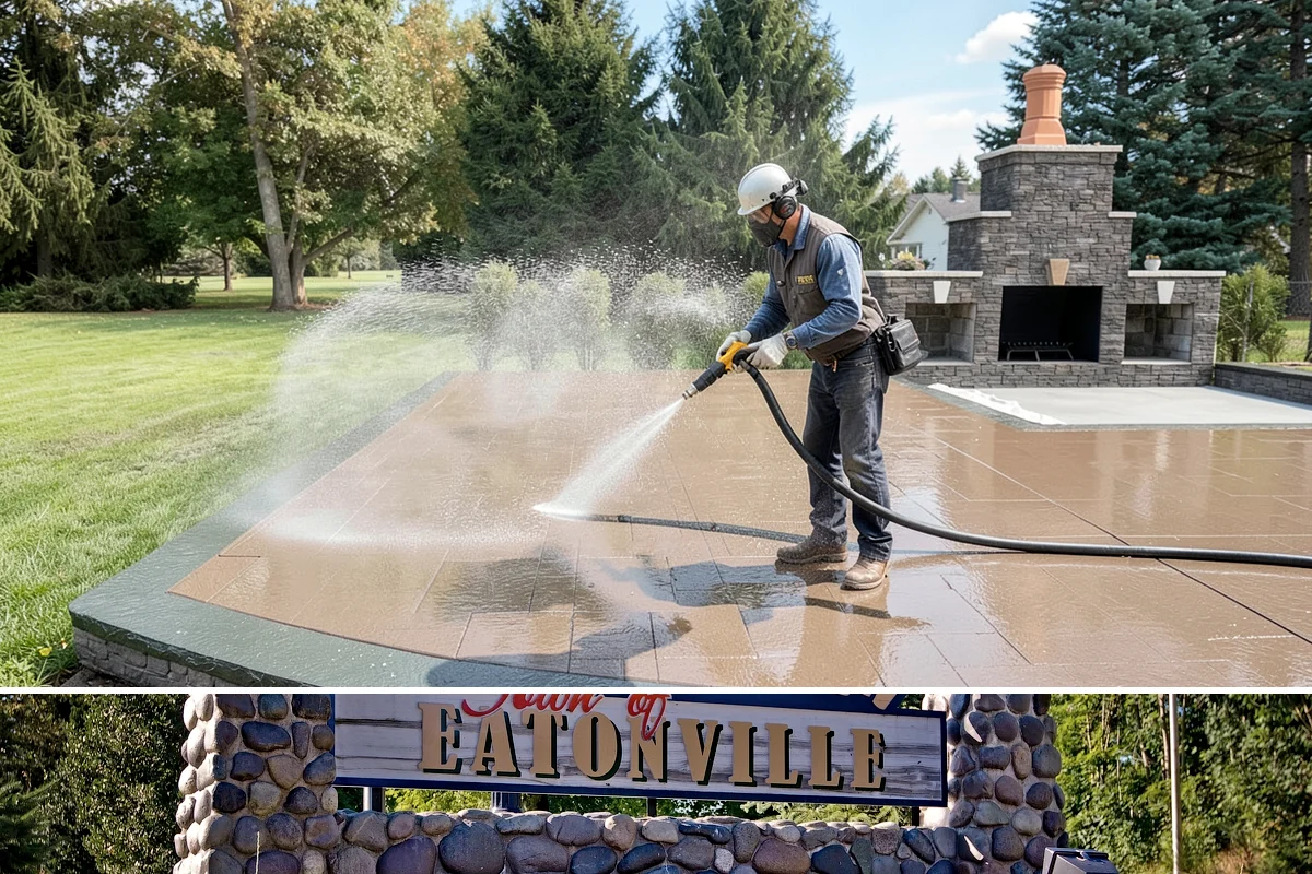 Parking Lot Cleaning in Eatonville, Pierce County, WA - Full lot cleaning is ideal in late spring or summer when pavement dries fast, with high-traffic zones spot-cleaned as needed.
