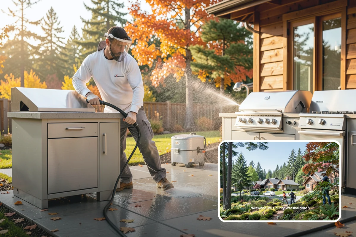 Parking Lot Cleaning in Edgewood, Pierce County, WA - Restores a bright, professional first impression