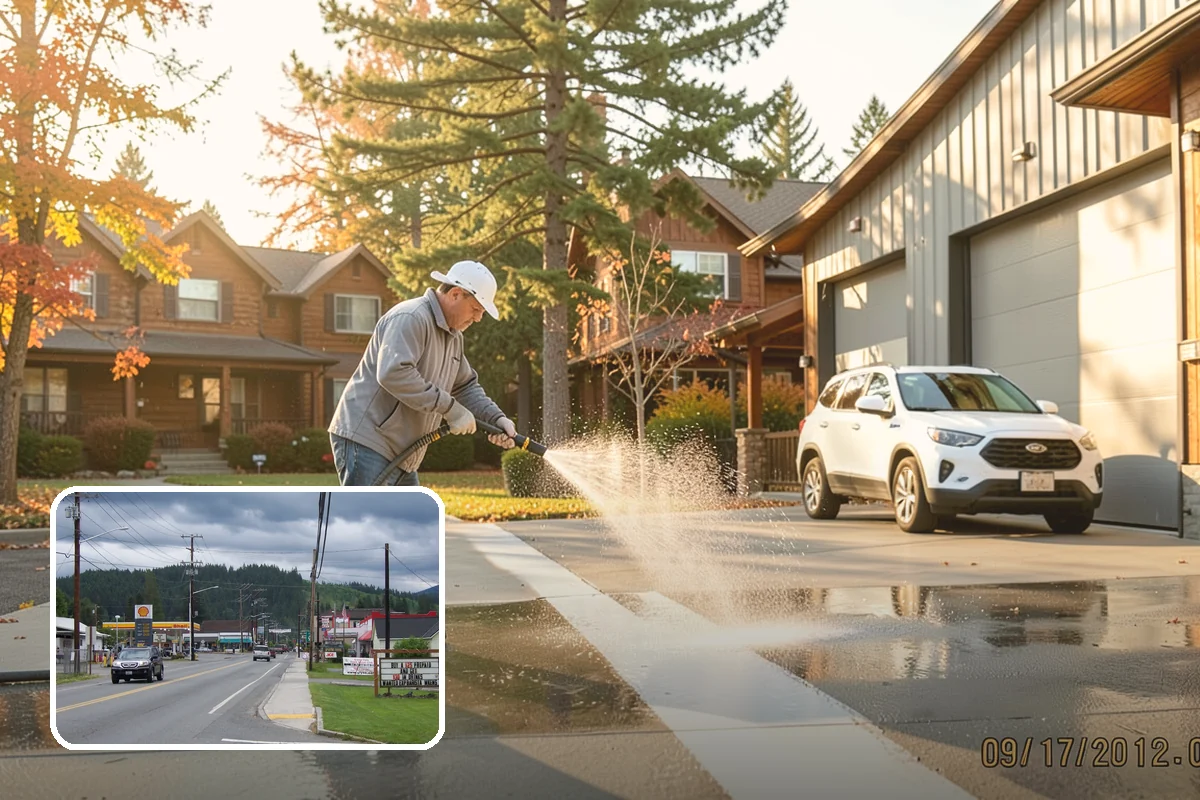 Parking Lot Cleaning in Granite Falls, Snohomish County, WA - Restores a bright, professional first impression
