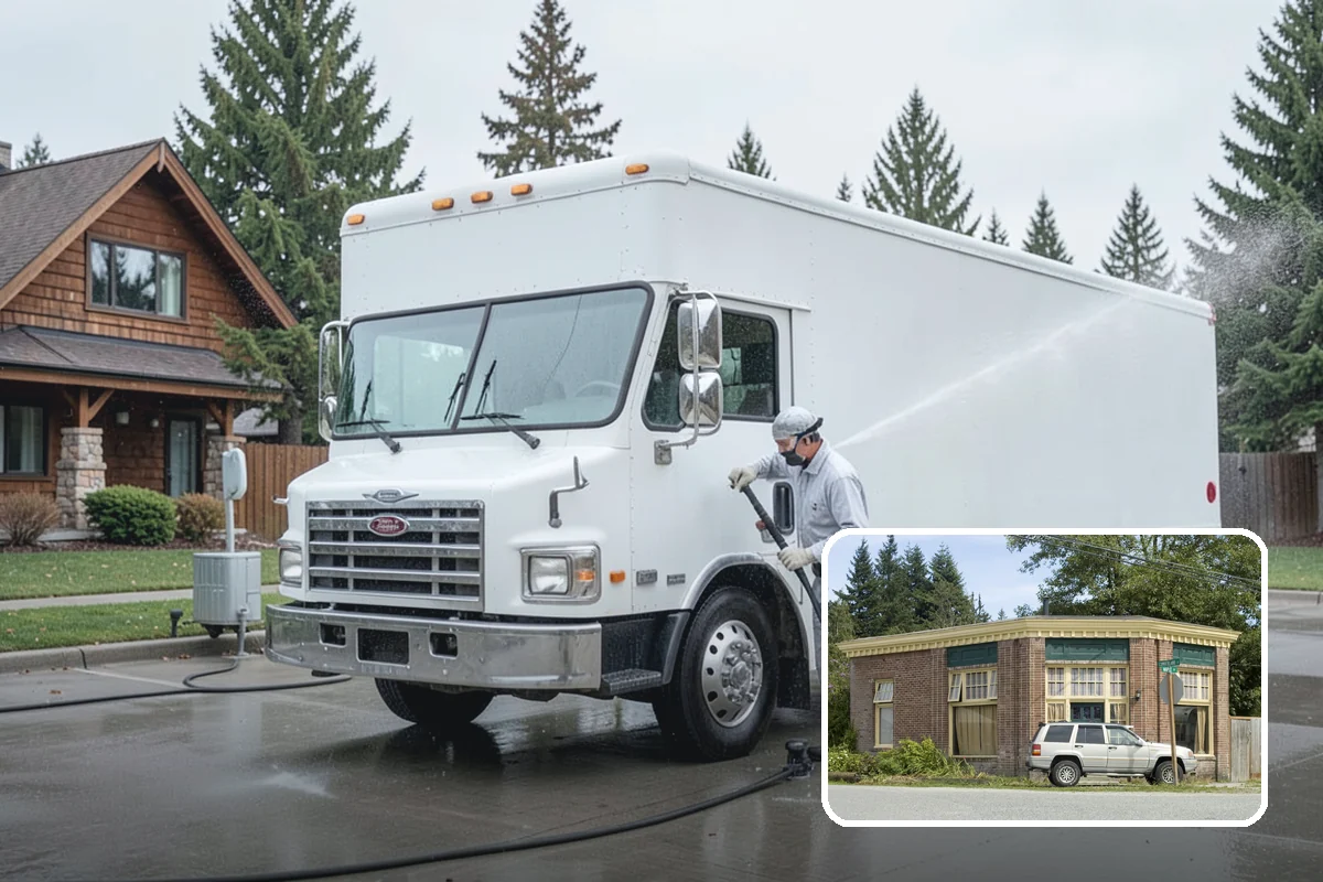 Parking Lot Cleaning in Hamilton, Skagit County, WA - Restores a bright, professional first impression