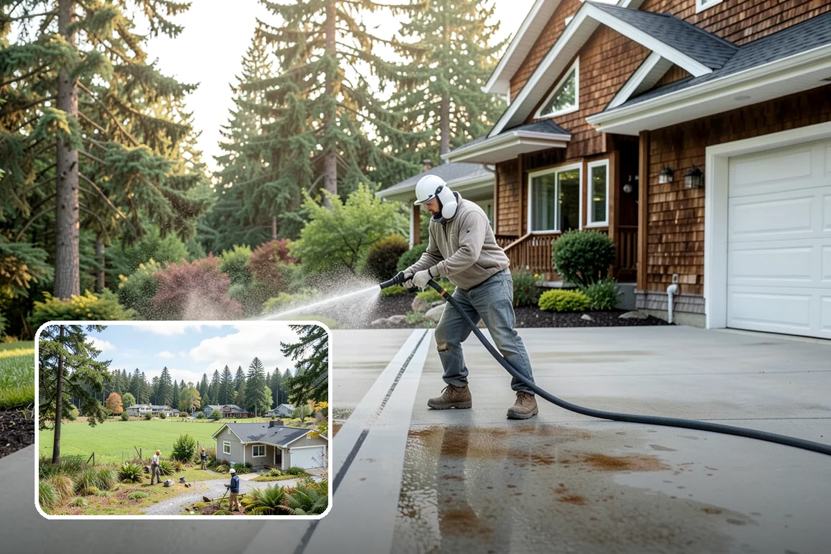 Parking Lot Cleaning in Lyman, Skagit County, WA - Restores a bright, professional first impression