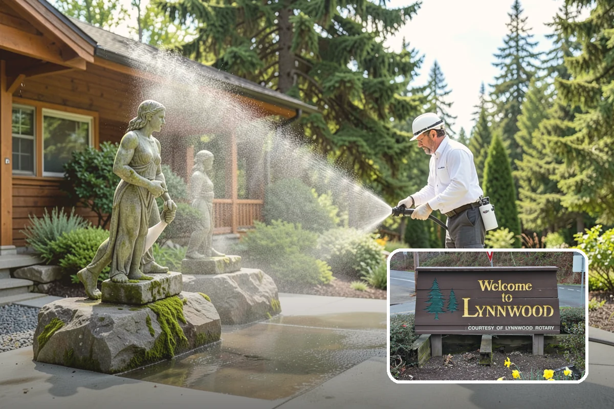 Parking Lot Cleaning in Lynnwood, Snohomish County, WA - Restores a bright, professional first impression