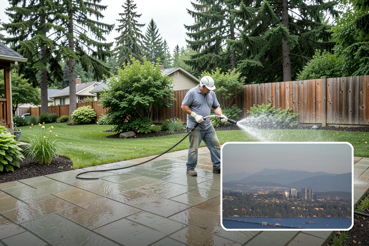 Parking Lot Cleaning in Medina, King County, WA - Restores a bright, professional first impression