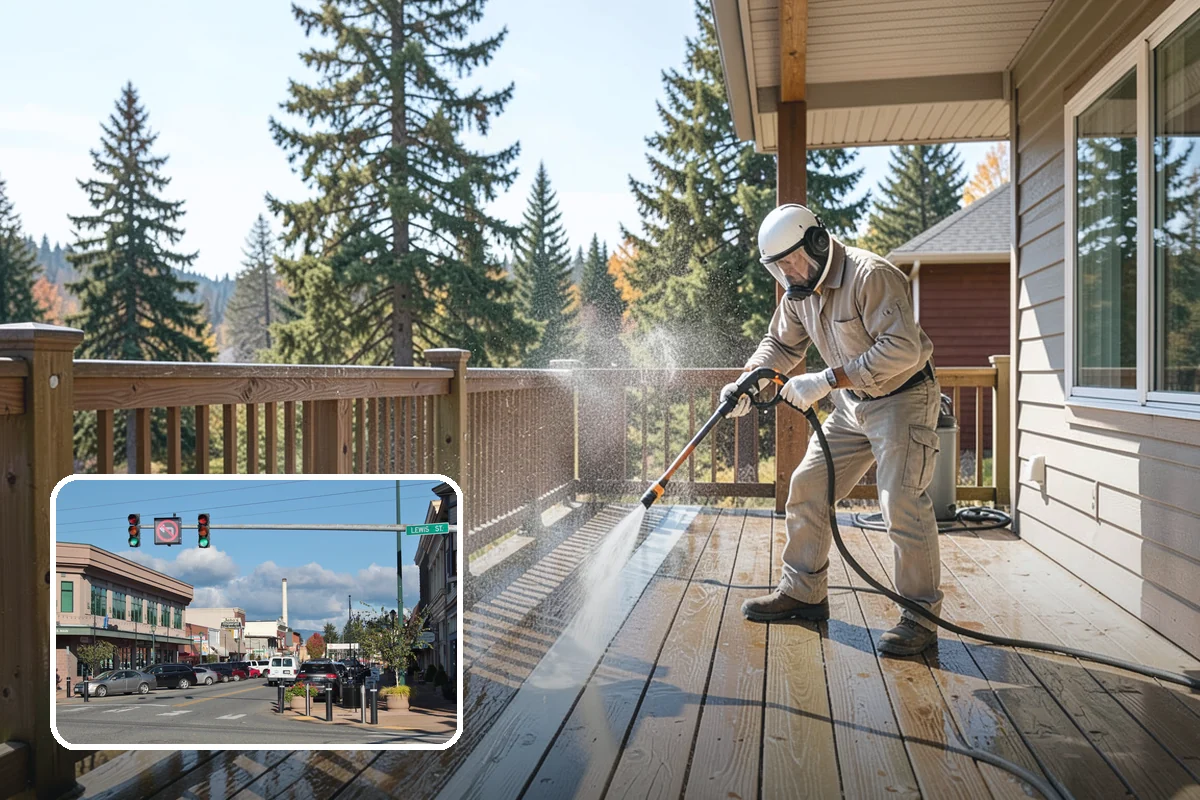 Parking Lot Cleaning in Monroe, Snohomish County, WA - Restores a bright, professional first impression