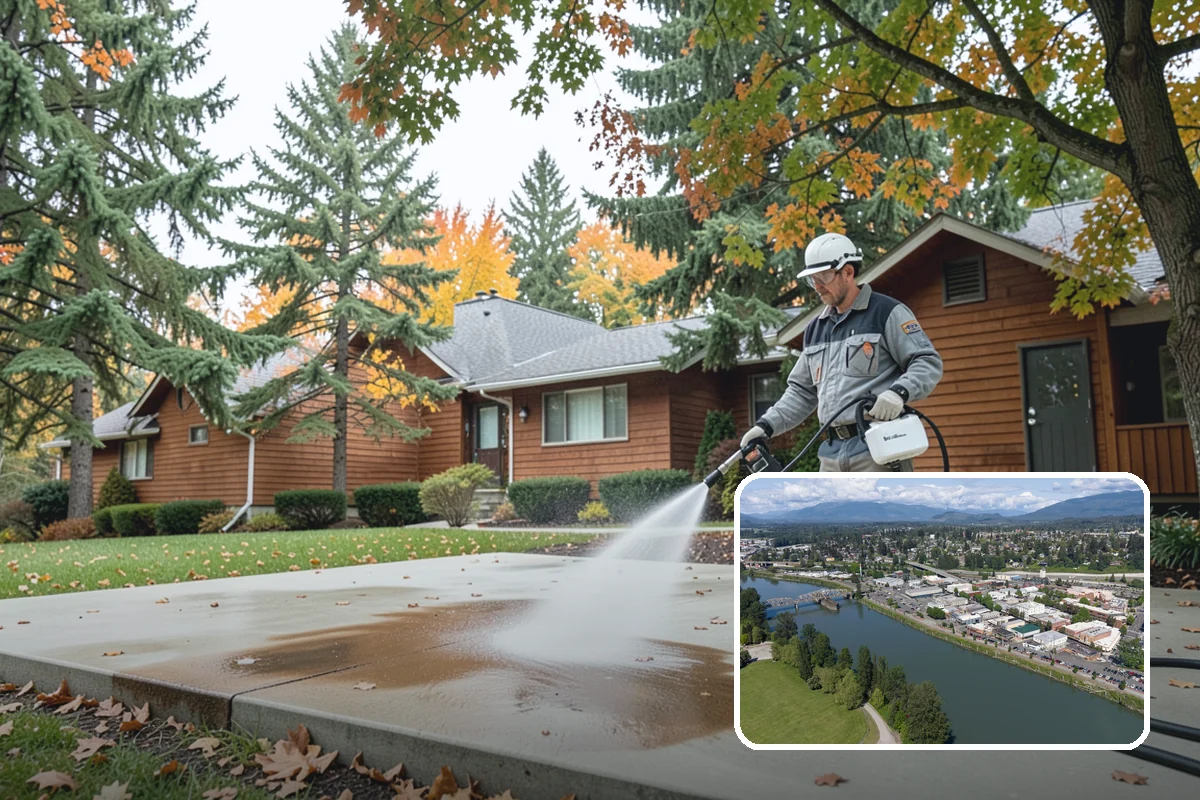 Parking Lot Cleaning in Mount Vernon, Skagit County, WA - Restores a bright, professional first impression